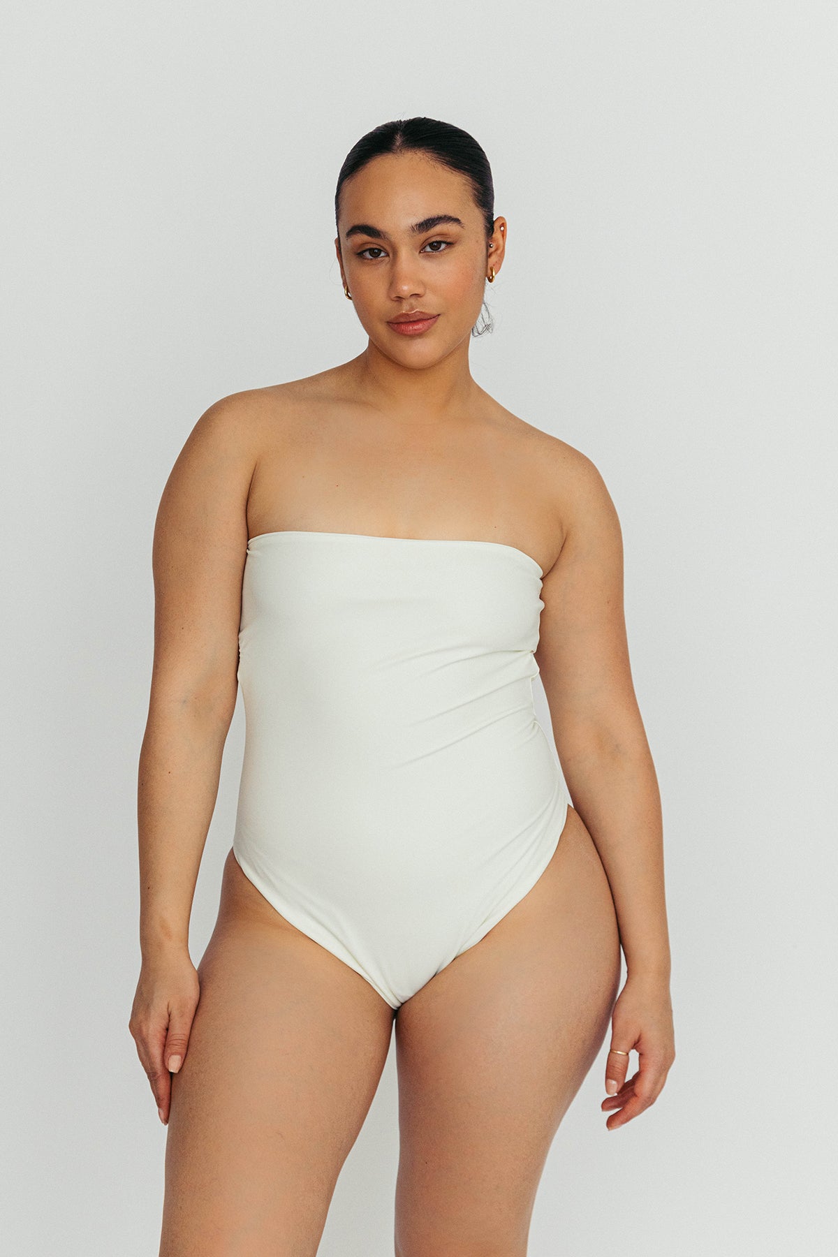 Ivory Swim Shape Suit