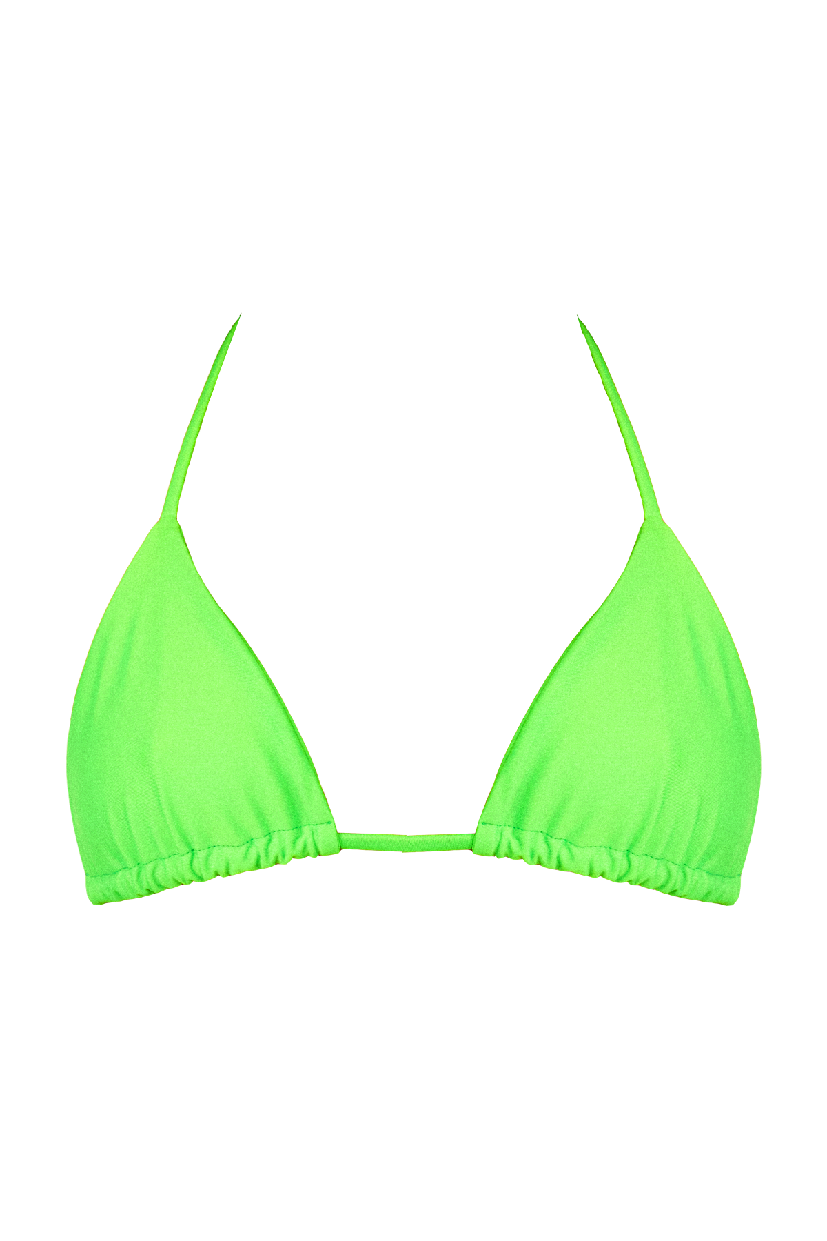 Green triangle bikini top online